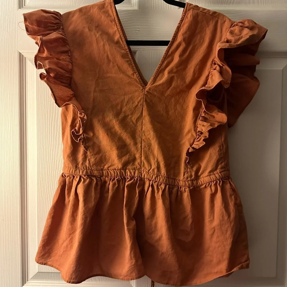 ASOS ruffle top - Picture 2 of 3
